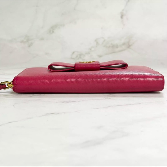 Prada Saffiano Zip Around Wallet - Picture 5 of 16